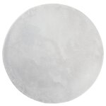 Vidaxl tapis huarte  poils courts doux et lavable gris  100 cm