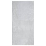 Vidaxl tapis huarte � poils courts doux et lavable gris 100x200 cm