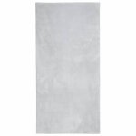 Vidaxl tapis huarte à poils courts doux et lavable gris 100x200 cm Vidaxl tapis huarte à poils courts doux et lavable gris 100x200 cm