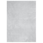 Vidaxl tapis huarte � poils courts doux et lavable gris 200x280 cm