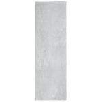 Vidaxl tapis huarte  poils courts doux et lavable gris 80x250 cm