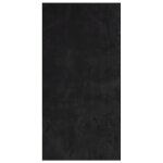 Vidaxl tapis huarte  poils courts doux et lavable noir 100x200 cm