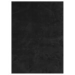 Vidaxl tapis huarte à poils courts doux et lavable noir 140x200 cm Vidaxl tapis huarte à poils courts doux et lavable noir 140x200 cm