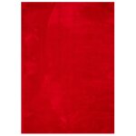 Vidaxl tapis huarte � poils courts doux et lavable rouge 200x280 cm
