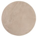 Vidaxl tapis huarte � poils courts doux et lavable sable � 100 cm