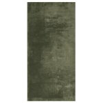 Vidaxl tapis huarte  poils courts doux lavable vert fort 100x200 cm