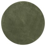 Vidaxl tapis huarte � poils courts doux et lavable vert for�t � 160 cm