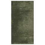 Vidaxl tapis huarte � poils courts doux et lavable vert for�t 60x110cm