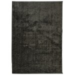 Vidaxl tapis istan � poils longs aspect brillant anthracite 140x200 cm