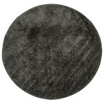 Vidaxl tapis istan � poils longs aspect brillant anthracite � 200 cm