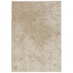 Vidaxl tapis istan � poils longs aspect brillant beige 160x230 cm