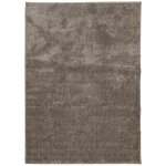 Vidaxl tapis istan � poils longs aspect brillant gris 200x280 cm