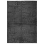 Vidaxl tapis iza poils courts style scandinave anthracite 160x230 cm