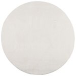 Vidaxl tapis iza poils courts style scandinave cr�me � 120 cm