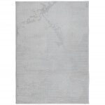 Vidaxl tapis iza poils courts style scandinave gris 200x280 cm