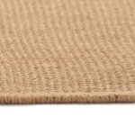 Vidaxl tapis en jute avec endos en latex 180x250 cm