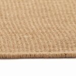Vidaxl tapis en jute avec endos en latex 200x300 cm
