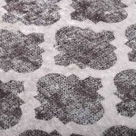 Vidaxl tapis lavable 160x230 cm gris et blanc