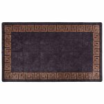 Vidaxl tapis lavable 190x300 cm noir et dor�