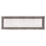 Vidaxl tapis lavable 80x300 cm beige clair