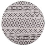 Vidaxl tapis lavable antidérapant ?120 cm noir et blanc Vidaxl tapis lavable antidérapant ?120 cm noir et blanc
