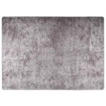 Vidaxl tapis lavable antid�rapant 120x180 cm gris