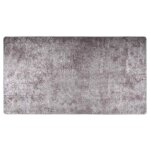 Vidaxl tapis lavable antid�rapant 190x300 cm gris