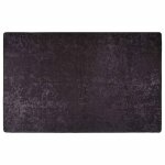 Vidaxl tapis lavable antidrapant 80x150 cm anthracite