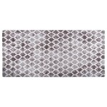 Vidaxl tapis lavable 80x300 cm multicolore