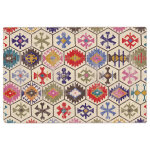 Vidaxl tapis lavable multicolore 120x180 cm