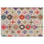 Vidaxl tapis lavable multicolore 160x230 cm
