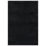 Vidaxl tapis lavable � poils courts doux et moelleux antid�rapant noir