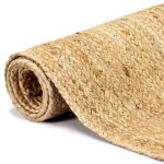 Vidaxl tapis fait  la main jute naturel 120x180 cm
