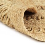 Vidaxl tapis fait  la main jute tresse 210 cm