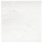 Vidaxl tapis oviedo � poils courts cr�me 120x120 cm