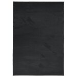 Vidaxl tapis oviedo � poils courts noir 160x230 cm