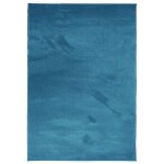 Vidaxl tapis oviedo � poils courts turquoise 140x200 cm