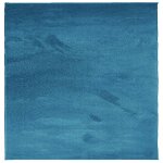 Vidaxl tapis oviedo � poils courts turquoise 240x240 cm