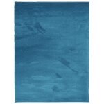 Vidaxl tapis oviedo � poils courts turquoise 240x340 cm