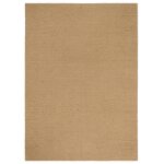 Vidaxl tapis  poils boucls fait  la main 160x230 cm jute et coton