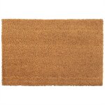 Vidaxl tapis de porte 2 pcs naturel 40x60 cm fibre de coco touffet�