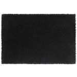 Vidaxl tapis de porte 2 pcs noir 40x60 cm fibre de coco touffet