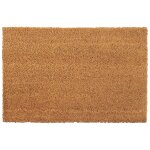 Vidaxl tapis de porte 5 pcs naturel 40x60 cm fibre de coco touffet�