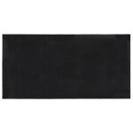 Vidaxl tapis de porte gris fonc� 100x200 cm fibre de coco touffet�