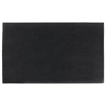 Vidaxl tapis de porte naturel 45x75 cm fibre de coco touffet