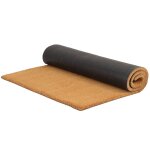 Vidaxl tapis de porte naturel 80x100 cm fibre de coco touffet�