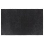 Vidaxl tapis de porte noir 50x80 cm fibre de coco touffet