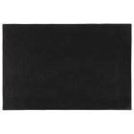 Vidaxl tapis de porte noir 60x90 cm fibre de coco touffet
