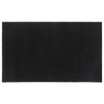 Vidaxl tapis de porte noir 90x150 cm fibre de coco touffet