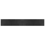 Vidaxl tapis rectangulaire gris 60x400 cm bambou